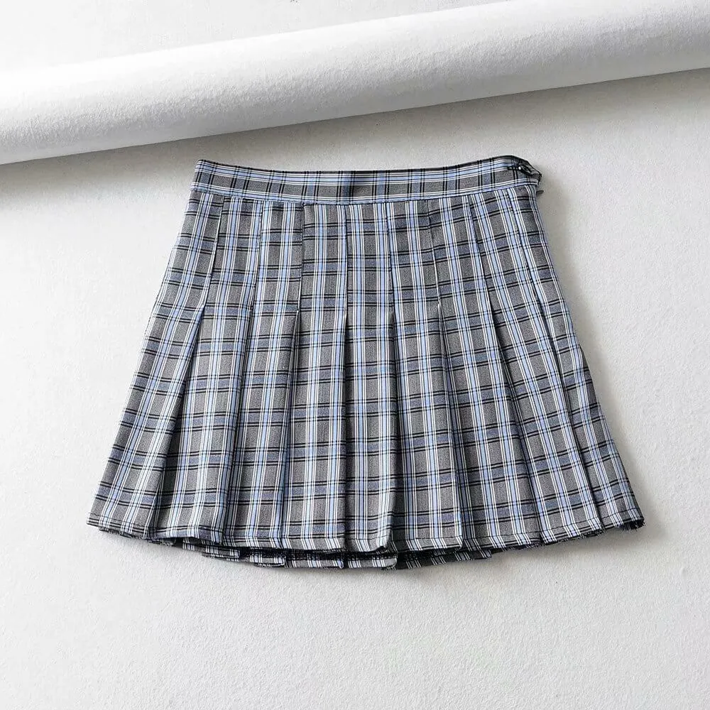 Academia plaid skirt