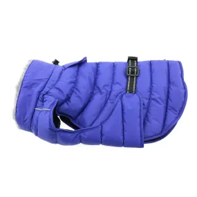 Alpine Extreme Weather Puffer Dog Coat - Blue