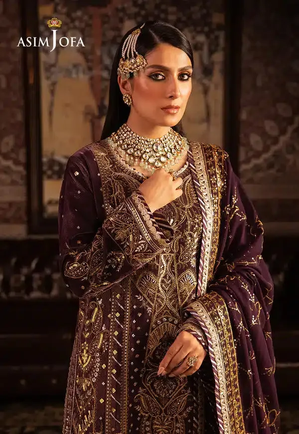 Asim Jofa | Makhmal Wedding Velvet 23 | AJMM-06