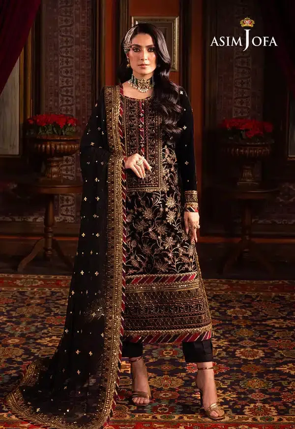 Asim Jofa | Makhmal Wedding Velvet 23 | AJMM-08