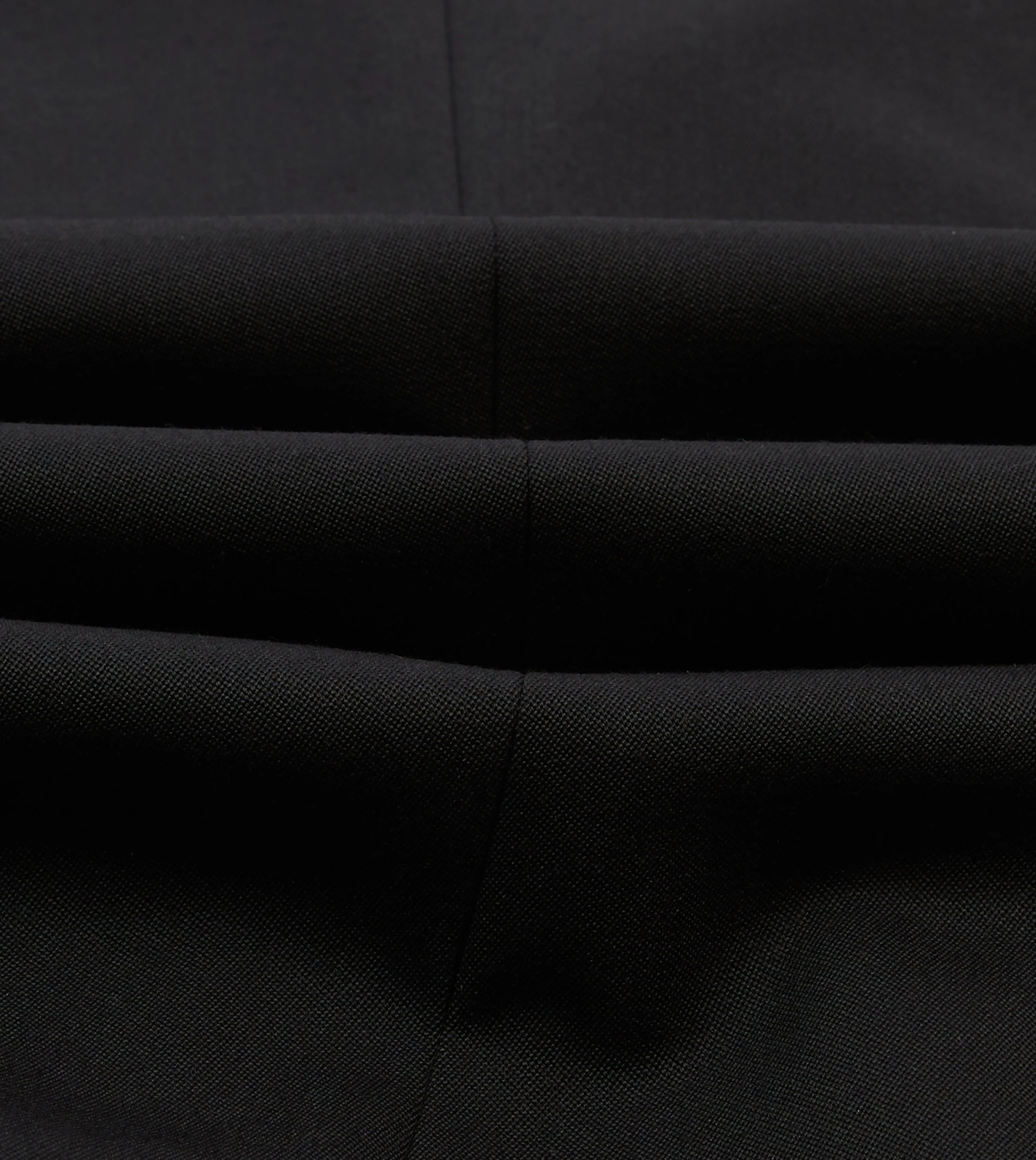 Black Barathea Wool Double-Breasted Dinner Jacket