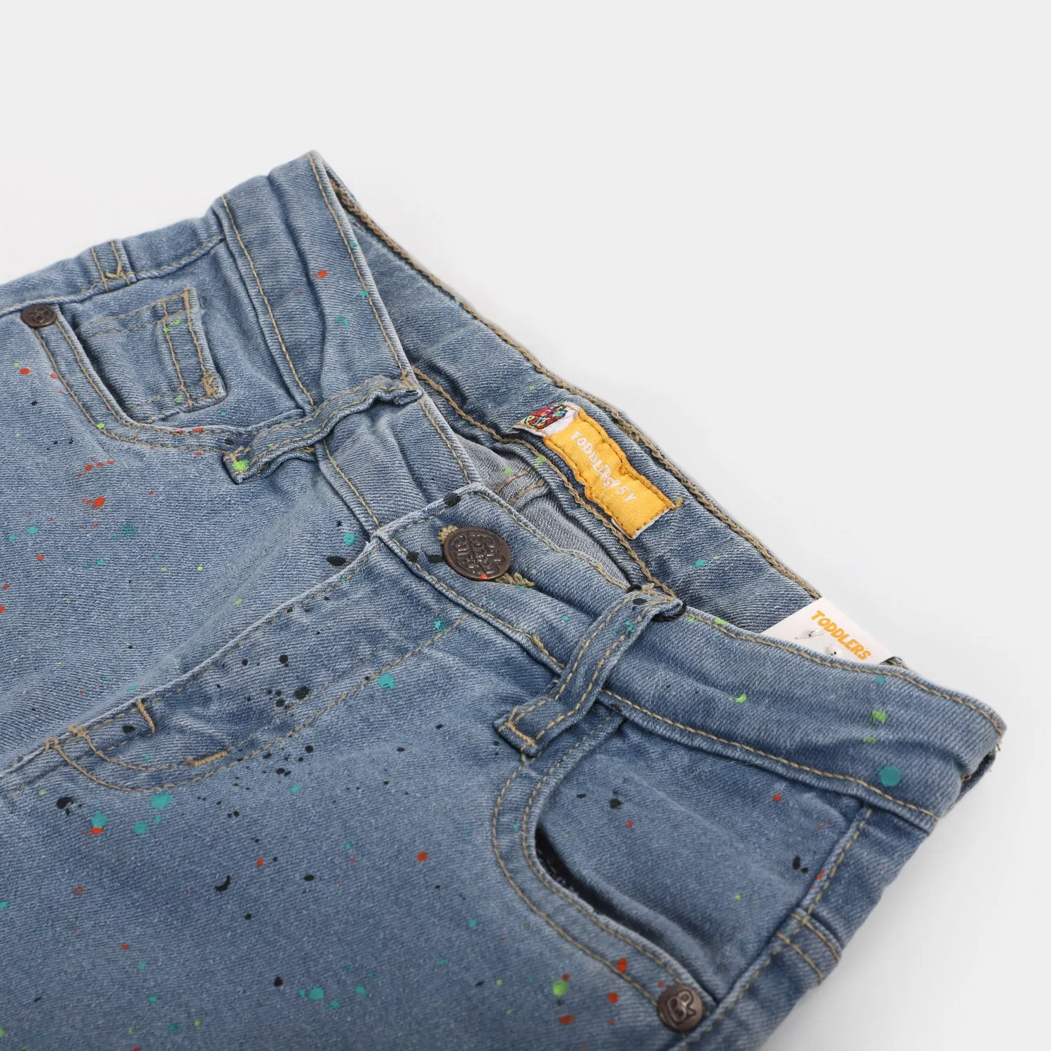 Boys Denim Pant Sprinkle - Ice Blue