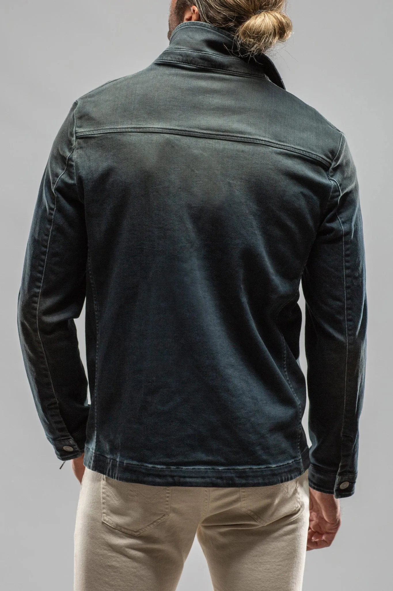 Chase Denim Jacket In Anthracite