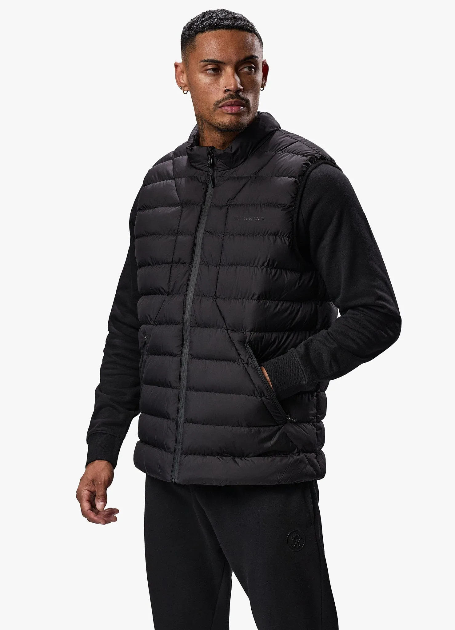 Gym King Limit Gilet - Black