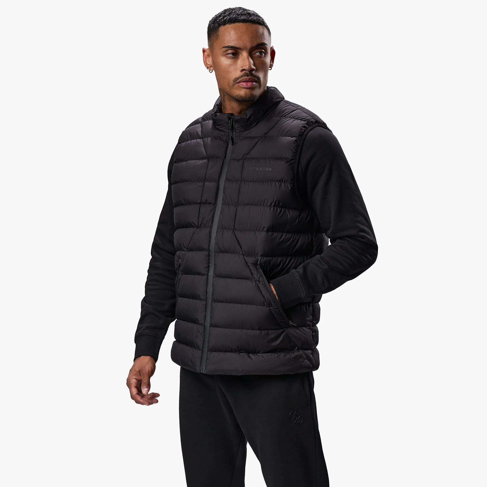 Gym King Limit Gilet - Black