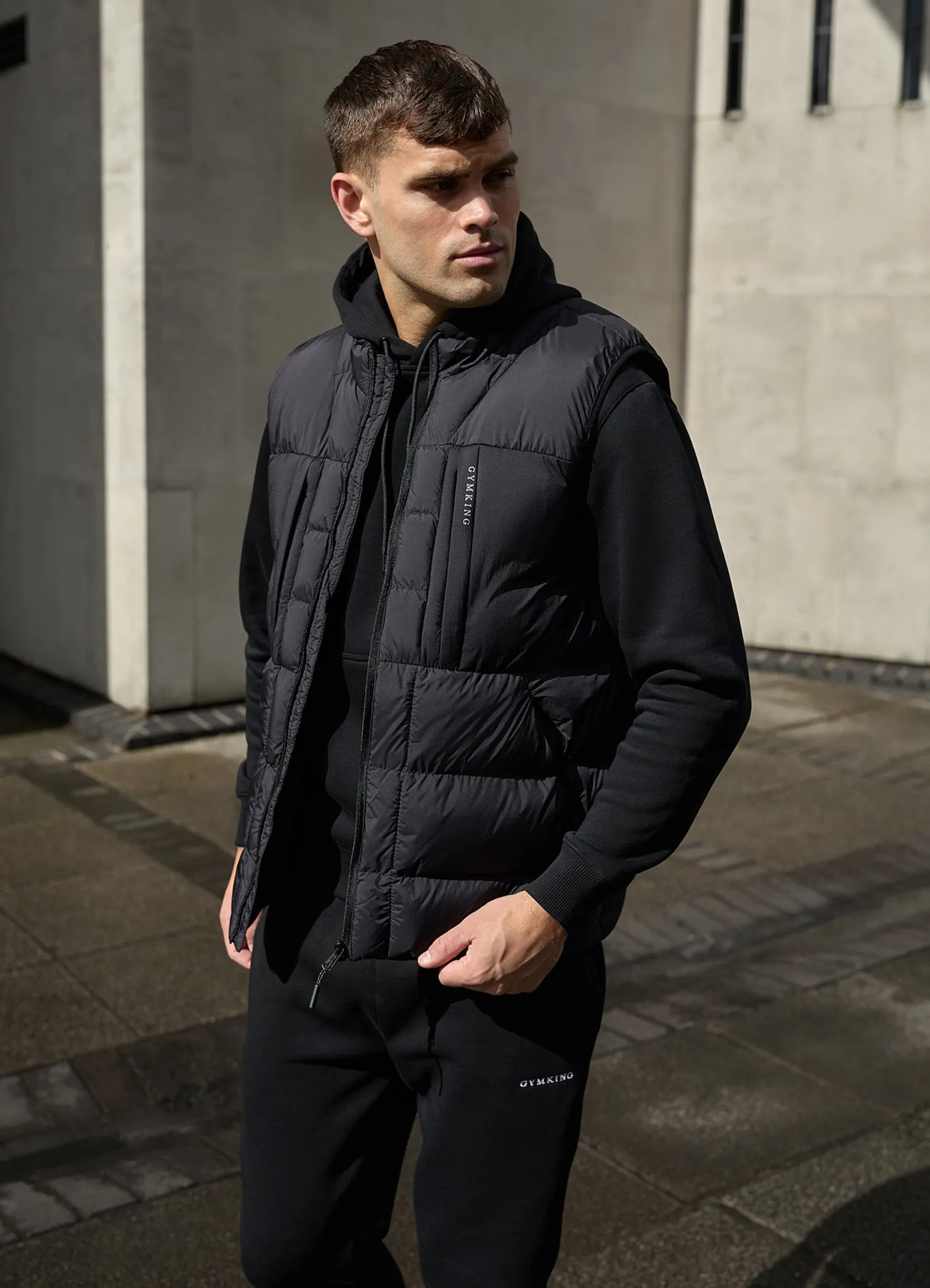 Gym King Synergy Gilet - Black