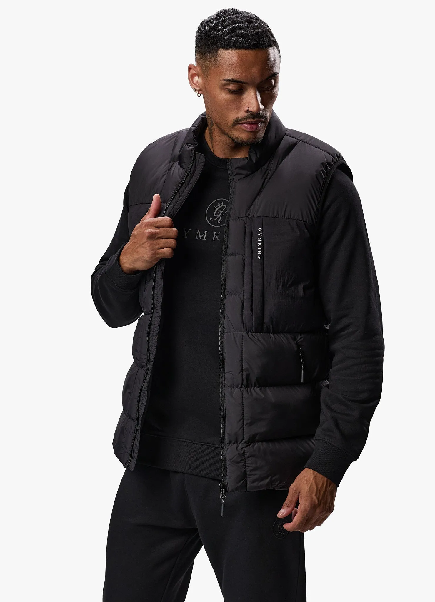 Gym King Synergy Gilet - Black