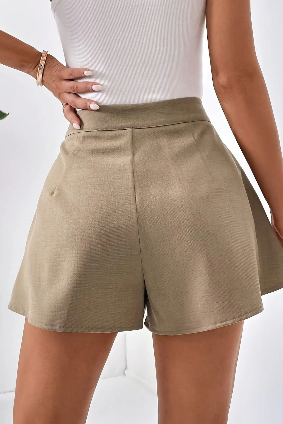 High waist elegant shorts