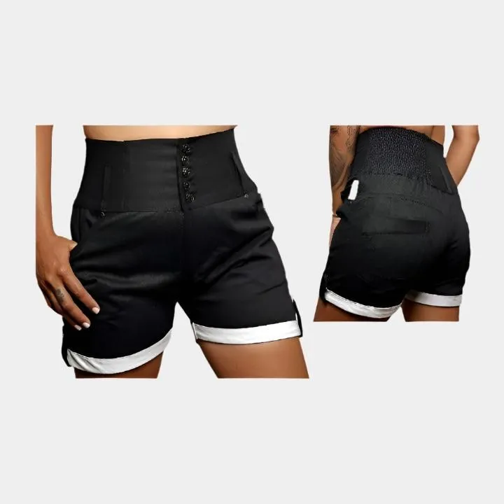 High Waist Walking Shorts