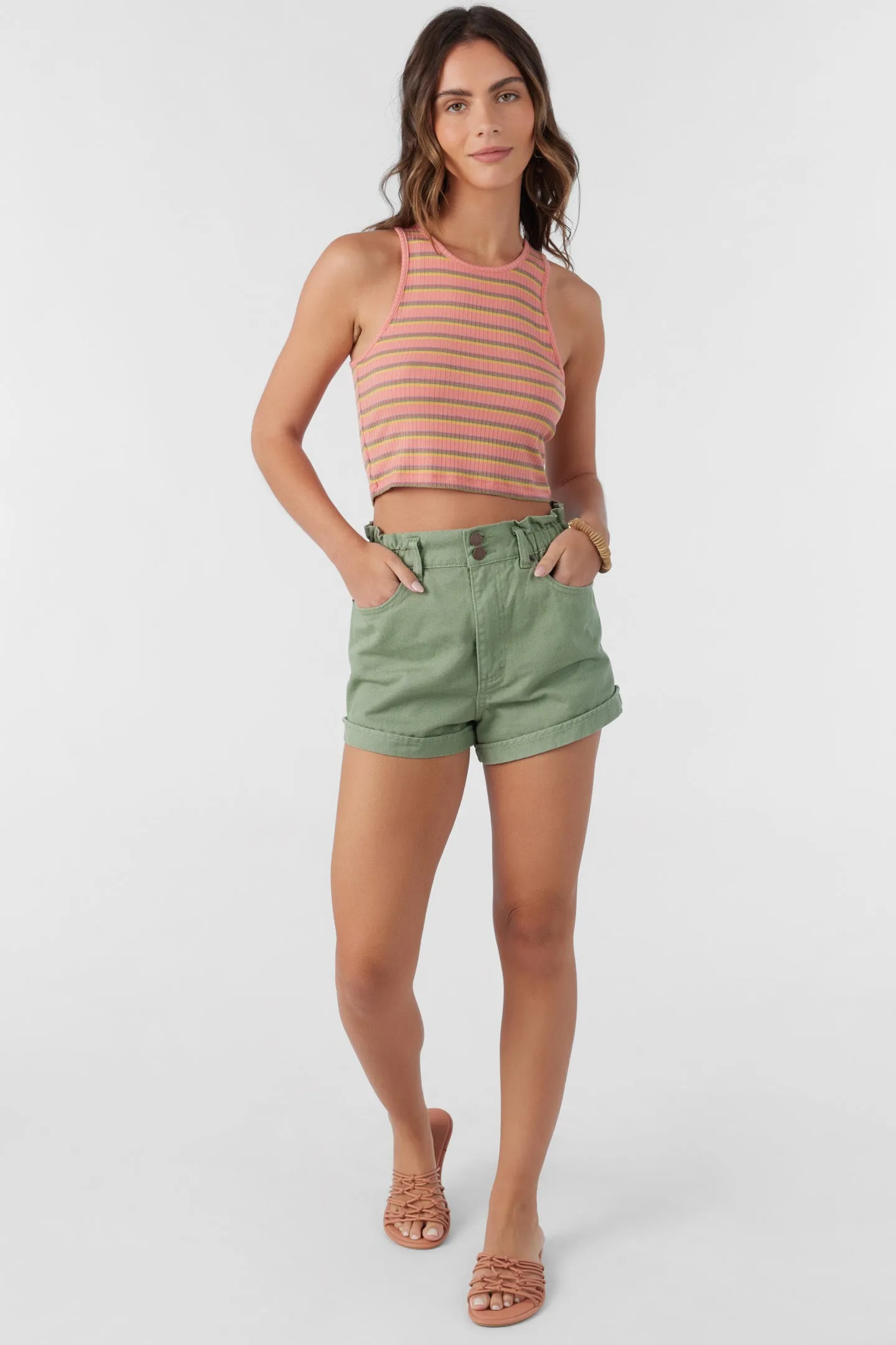 JESSE DAYBREAK STRIPE KNIT TOP