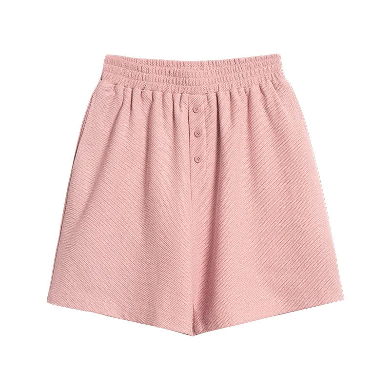 [Korean Style] 4 Colors Cinched Waist Sweat Shorts