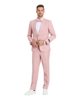 Light Blush Tuxedo with Matching Bowtie