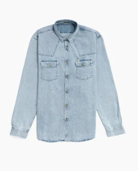 Light Wash Denim Shirt