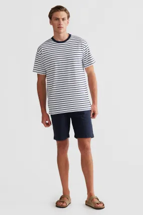 Louis Stripe T Shirt White