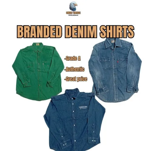 Men Denim Shirts 20 pieces