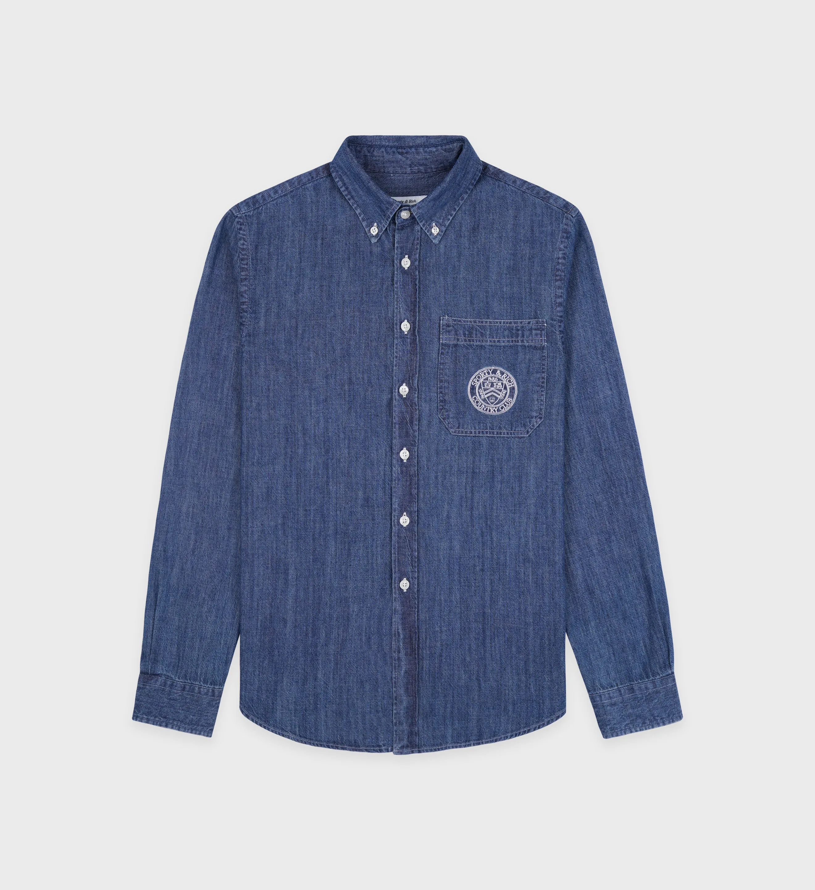 Paris Country Club Denim Shirt - Blue