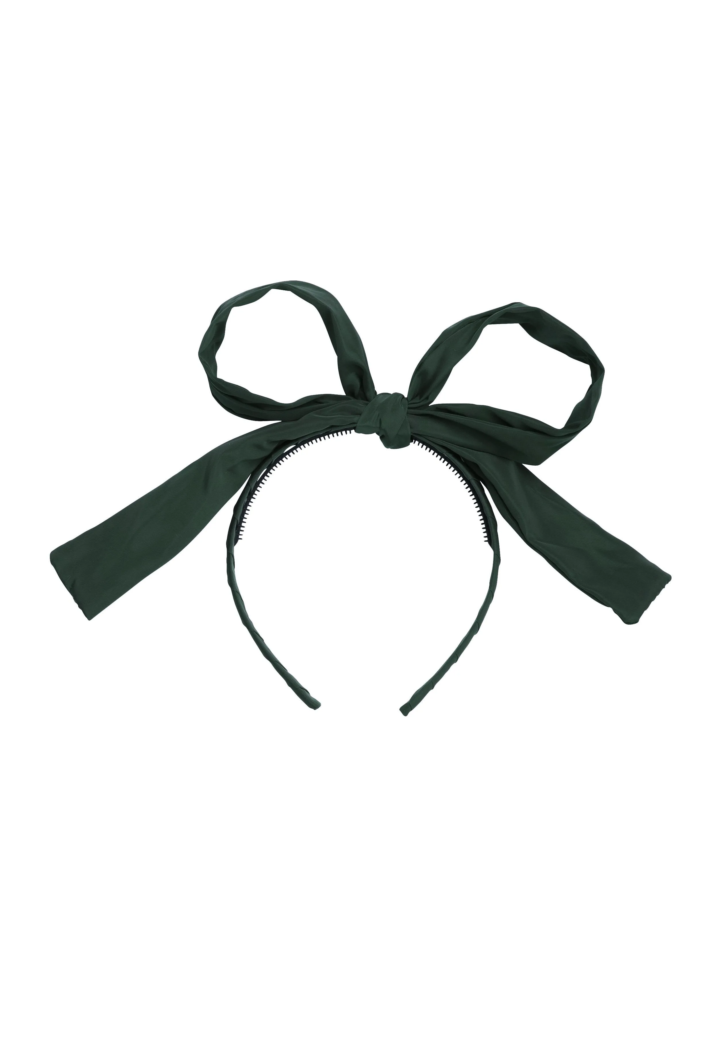 Party Bow Taffeta - Hunter Green