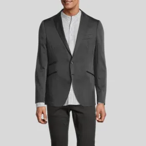 Peak Lapel Tailored Jacket - Black