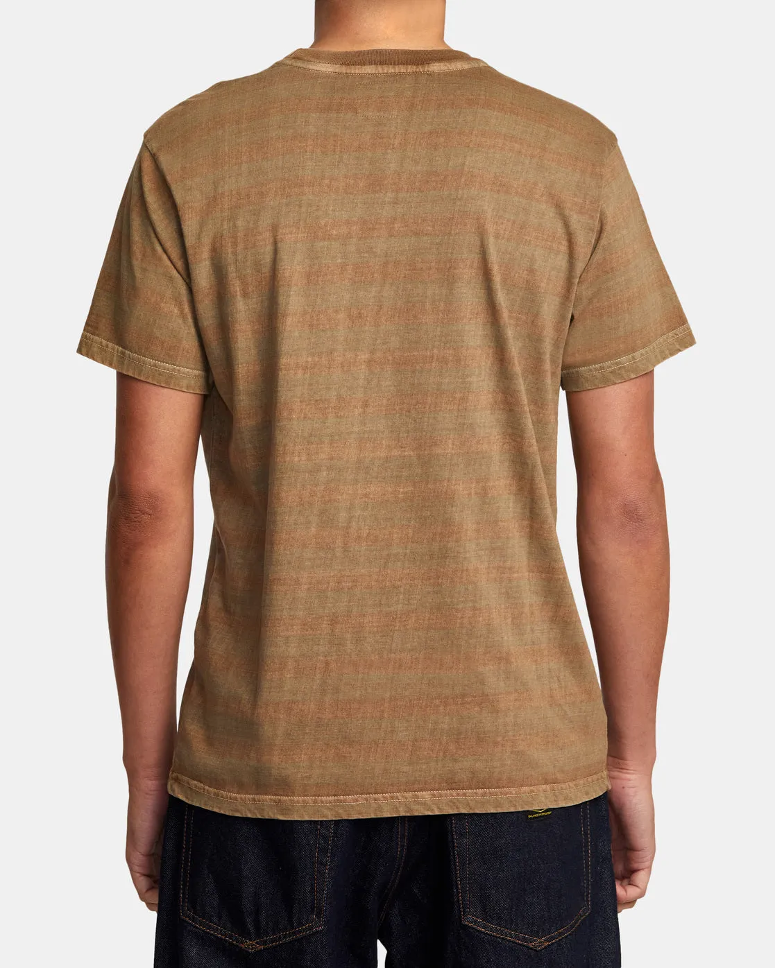 PTC Stripe Tee - Dark Khaki