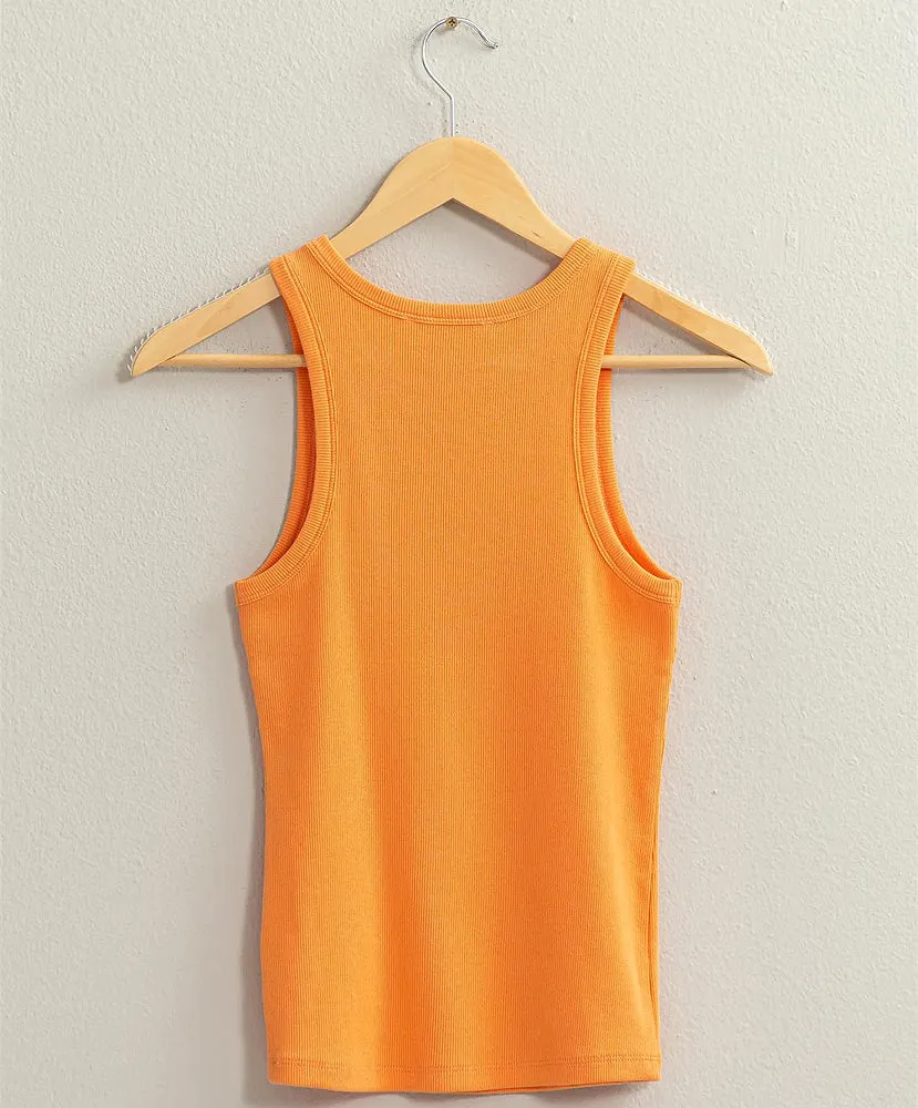 Radiant Ribbed Tank Top