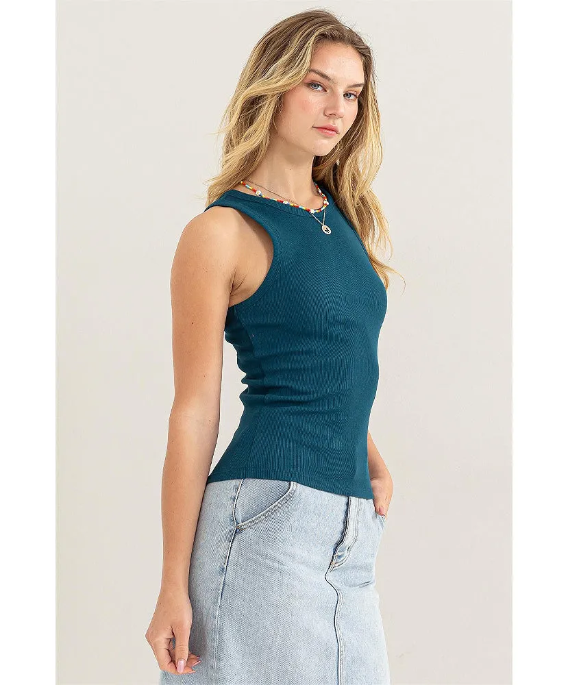 Radiant Ribbed Tank Top