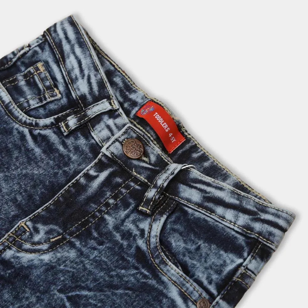 Random Denim Pant For Boys - Mid Blue