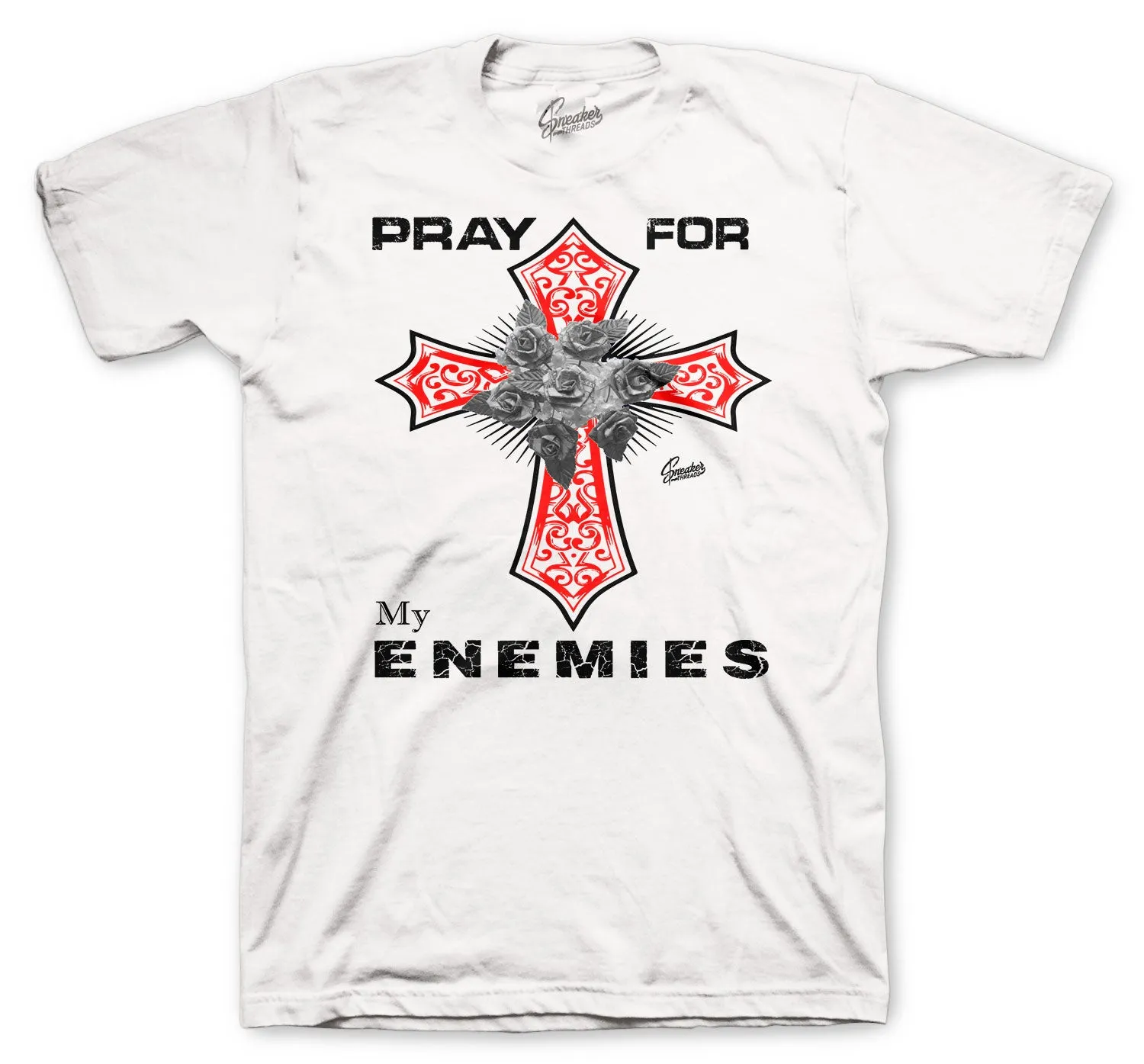 Retro 3 Denim Enemies Cross Shirt