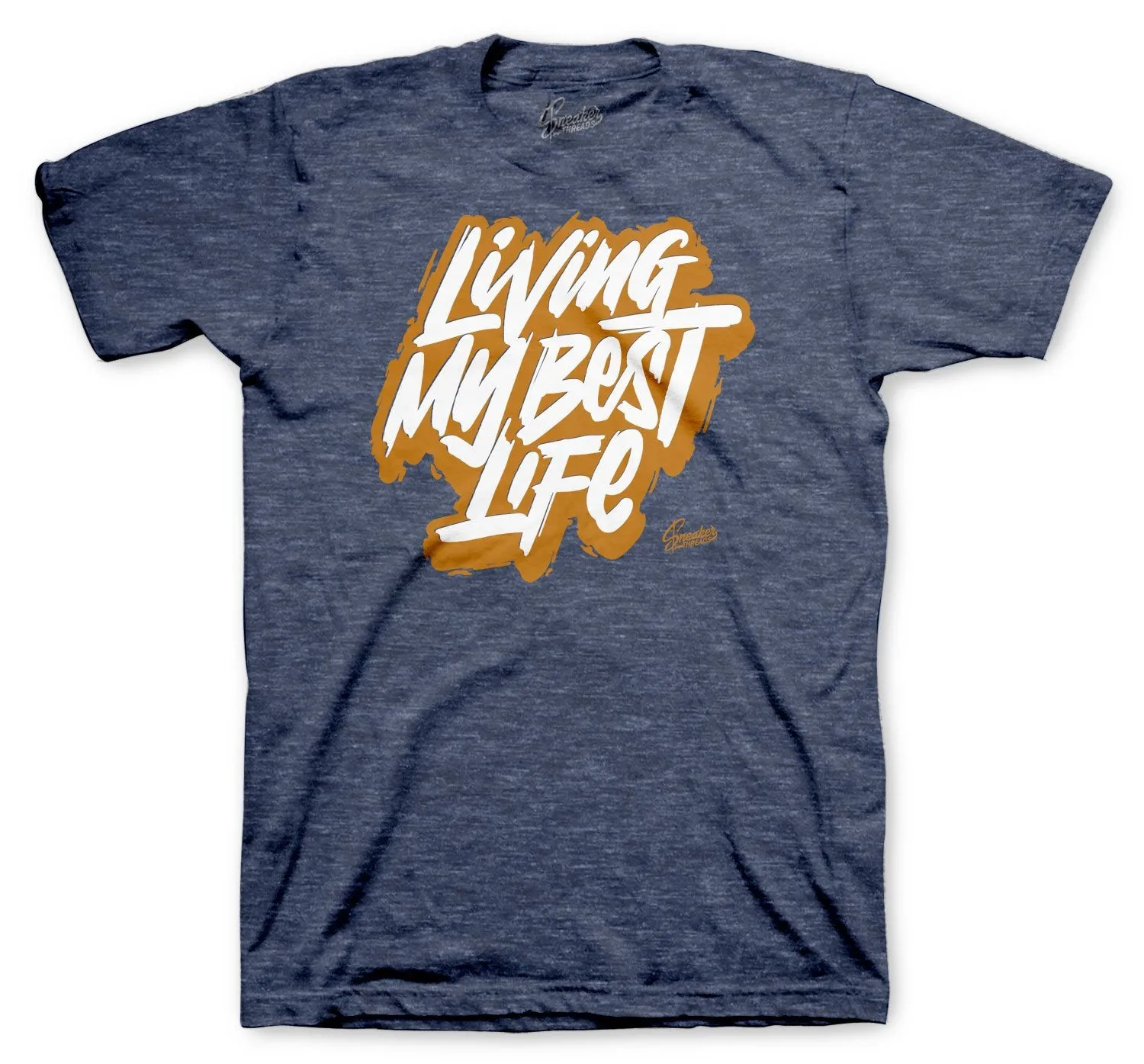 Retro 6 Washed Denim Living Life Shirt