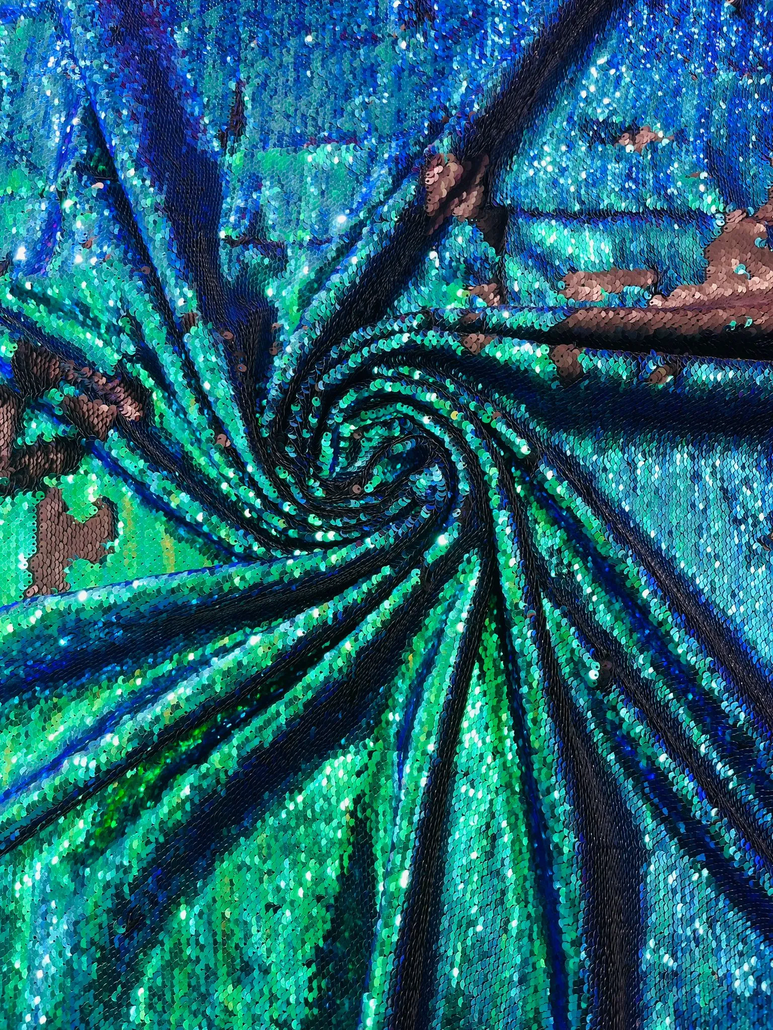 REVERSIBLE SEQUIN FABRIC (By The Yard)