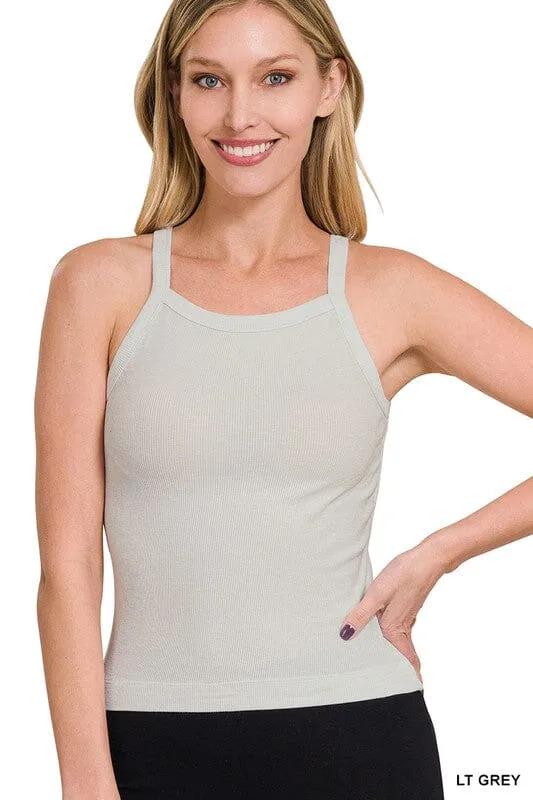 RIBBED SOFT RAYON CAMI