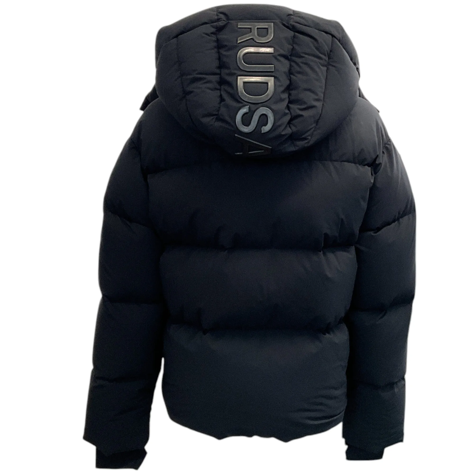 Rudsak Black Matte Cropped Puffer Jacket