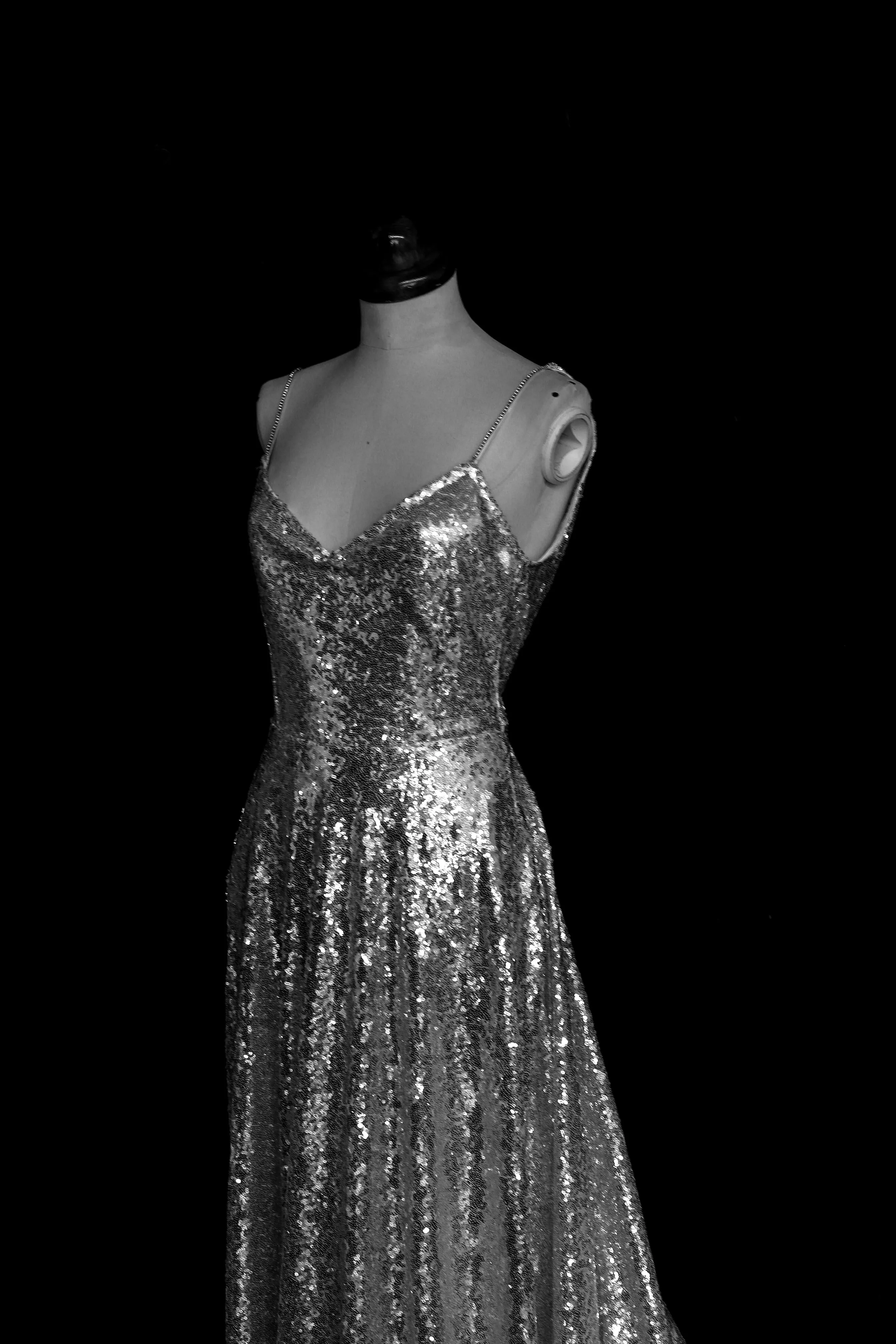 Skye - Sequin Bespoke Cowl Back Gown