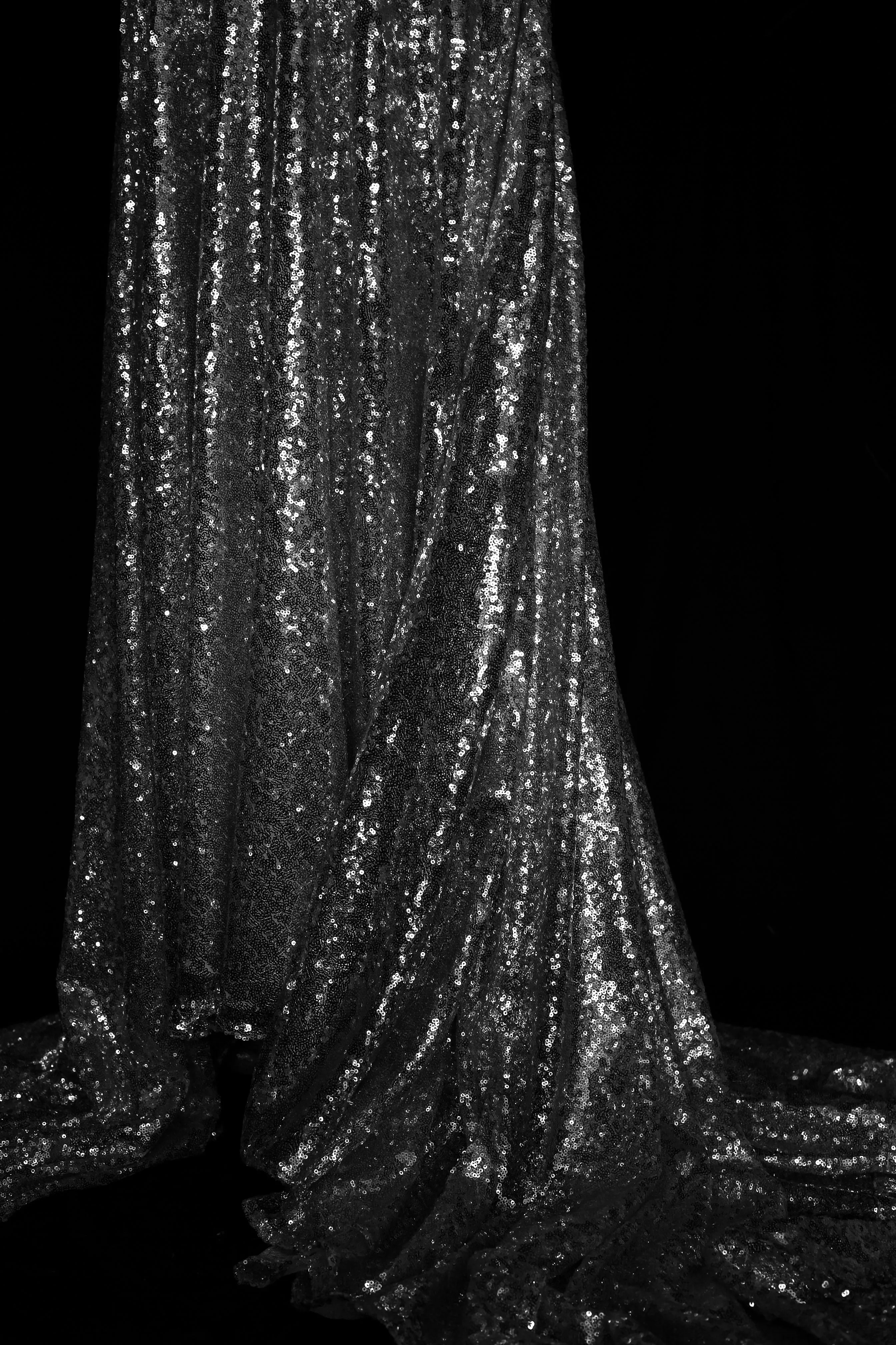 Skye - Sequin Bespoke Cowl Back Gown