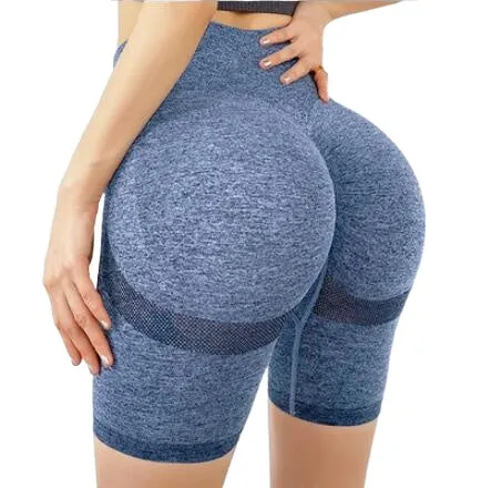 Slim Fit Sexy Women's High Waist Hip Push Up Yoga Shorts