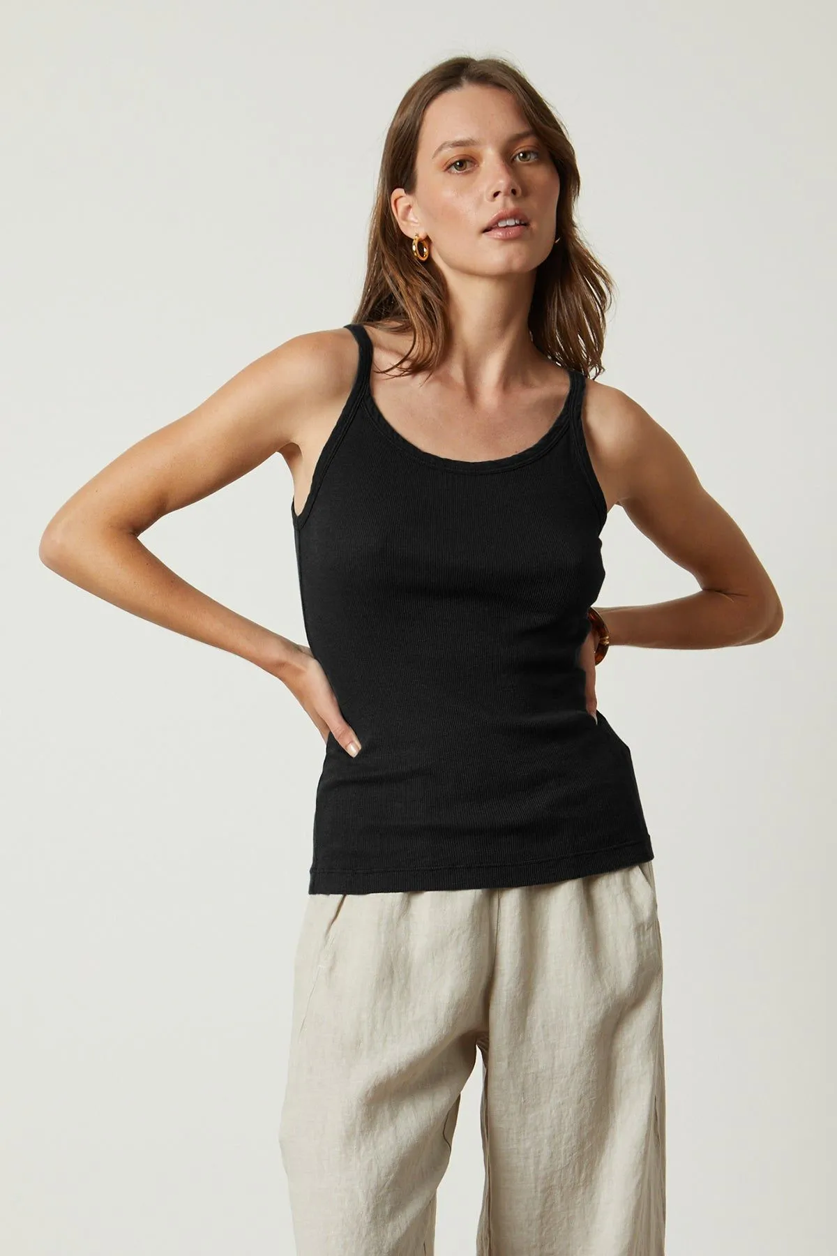 Velvet by Graham & Spencer Aliza Tank | Black