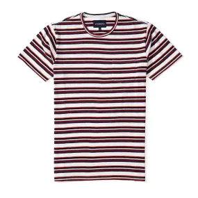 Washed Tee- Bedford Stripe