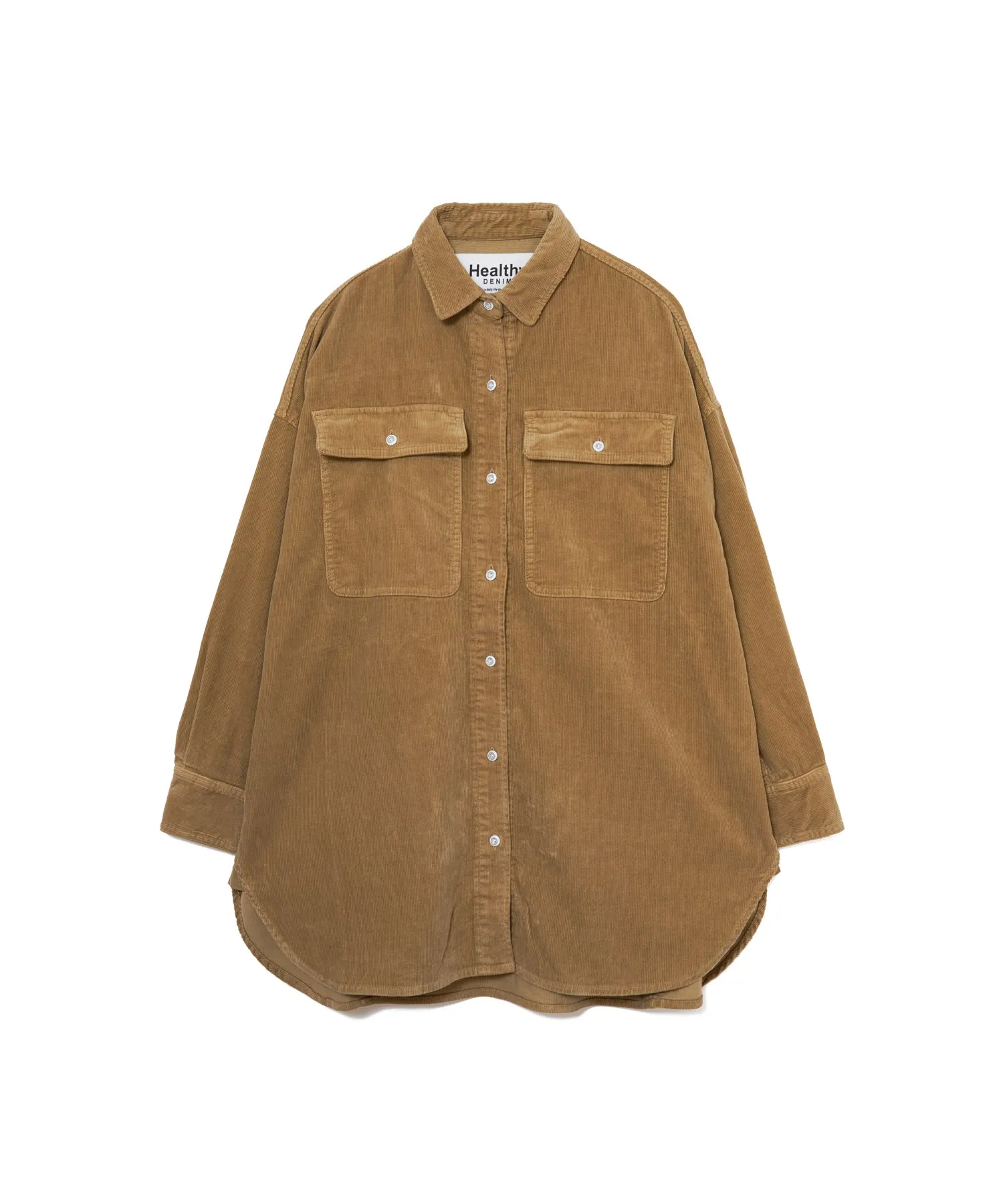 【WOMEN】Healthy denim Almond SHIRTS ビッグシャツ